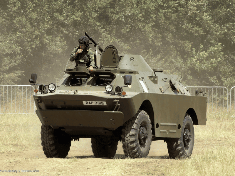 BRDM Military Vehicle on duty