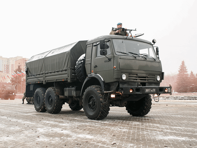 Kamaz 5350 Military Truck On Duty