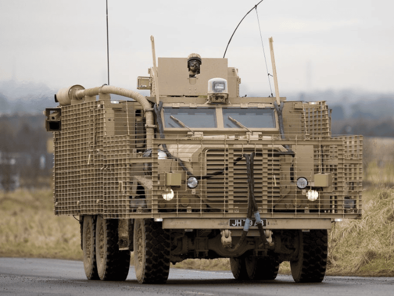 Mastiff Armored Vehicle On The Road